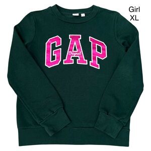 EUC, Gap Logo Fleece Lined Sweatshirt Size XL (12)